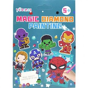 Уцінка. Алмазна мозаїка "Magic Diamond Painting: Супергерої" - Помята упаковка,