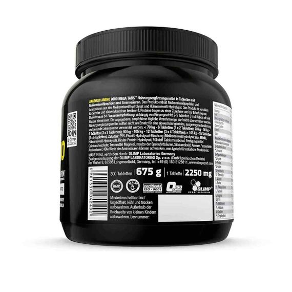 Аминокислотный комплекс Olimp Anabolic Amino 9000 Mega Tabs 300 таблеток | Зображення 1