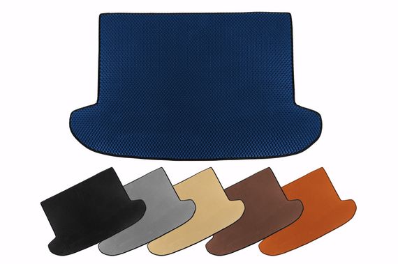 Коврик в багажник EVA (5-дверный, Синий) для Suzuki Grand Vitara 2005-2017 гг