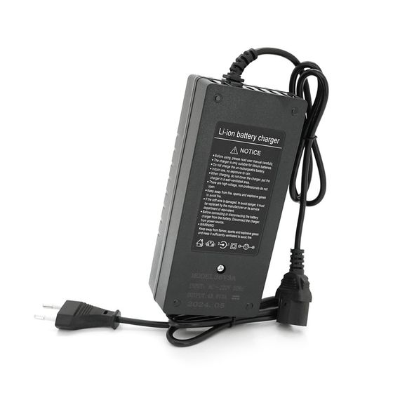 Зарядка для АКБ LiFePO4 36V(43.8V), 12S, 3A, шт. Triangle plug (T-tipe/C13/IEC) | Зображення 2