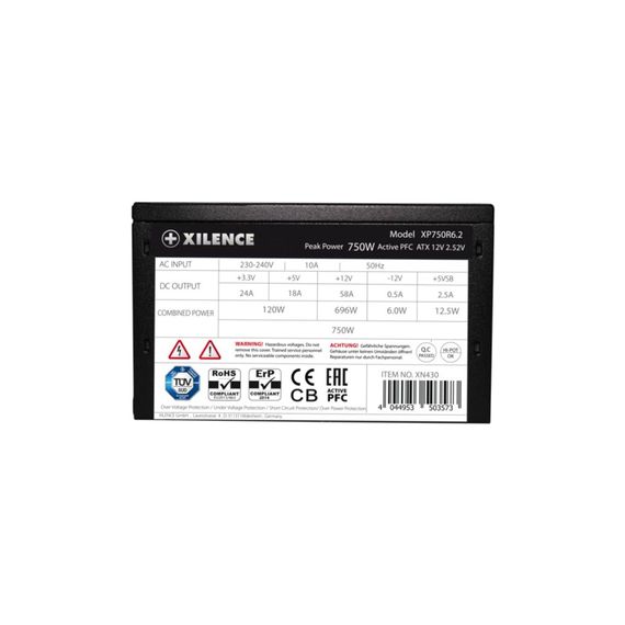 Блок живлення Xilence 750W (XP750R6.2) | Зображення 6
