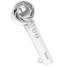 Портативний вентилятор Hoco HX61 Exquisite handheld folding fan 1200 mAh White