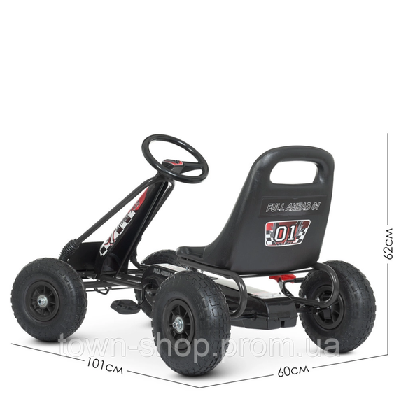 Велокарт детский Bambi kart M 0645(2)-2 черный | Зображення 3