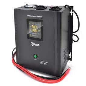ИБП с правильной синусоидой Europower PSW-EP1000WM12 (700 Вт) 10/20А, настенный, под наружную АКБ 12В, Q1 (410*330*278) 9,15 кг
