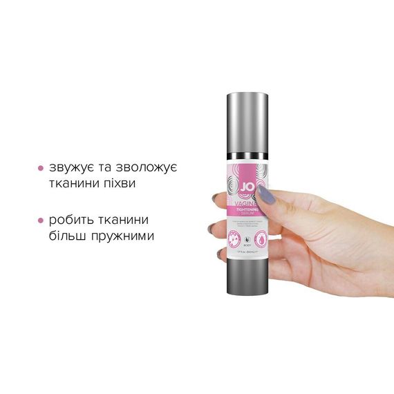 Гель для звуження піхви System JO Vaginal Tightening Serum (50 мл) з охолоджувально-вібрувальним еф. | Зображення 1