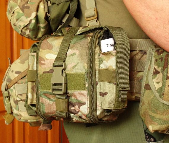 Аптечка тактична військова швидкого знімання Мультикам на MOLLE GEN 3 | Зображення 8