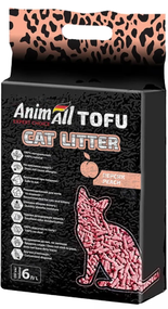 Соєвий наповнювач AnimAll Tofu Peach з ароматом персика, 6 л