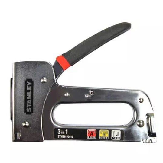 Степлер Stanley Light Duty TR120 для скоб A 4-14 мм та шпильок J 12, 15 мм (STHT6-70410)