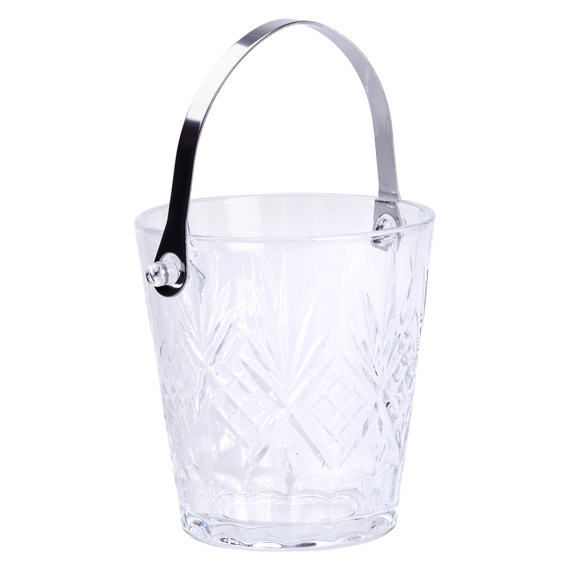 Ведерко для льда стеклянное 1 л с металлическими щипцами HP-19-22GLASS | Зображення 6