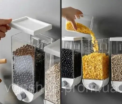Диспенсер для сипучих продуктів / Настінні органайзери для зберігання AND128 BIG | Зображення 5