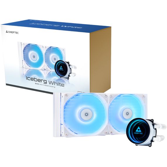 Система водяного охолодження Chieftec Iceberg 240 ARGB WHITE | Зображення 6