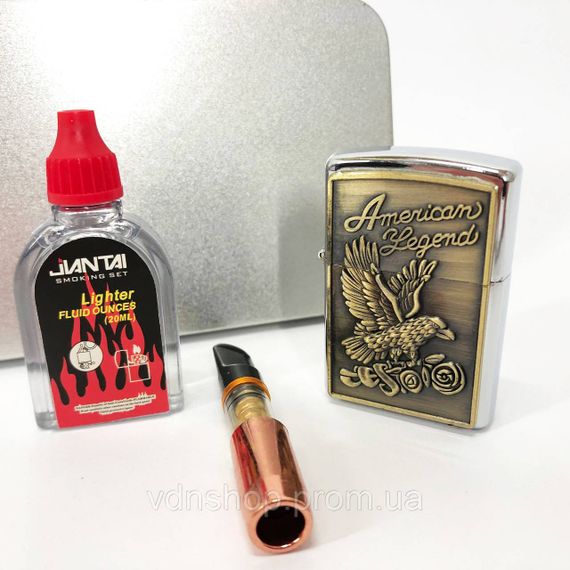 Сувенірні запальнички N9, Вітрозахисна запальничка, Запальнички бензинові Подарункові EI-29 | Зображення 4