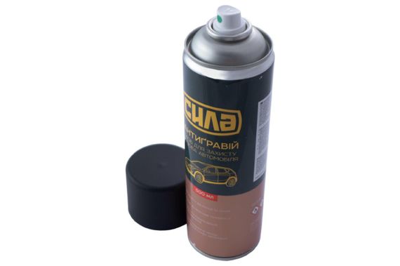 Антигравий 500мл (черный) СИЛА | Зображення 1