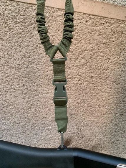 Збройовий тактичний ремінь Оліва, Ремінь 1 точка на АК   знижка | Зображення 4