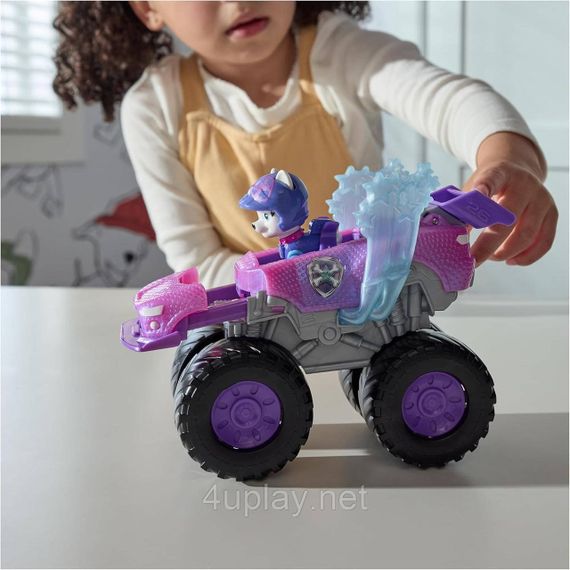 Paw Patrol Rescue Wheels Roxi Рятувальний монстр-трак з водієм Роксі серії Мега колеса Щенячий патруль Оригінал | Зображення 7