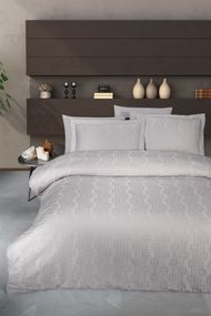 Постельное белье First Choice Jacquard Satin 200х220 Norel Latte