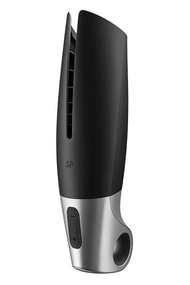 Смарт-мастурбатор Satisfyer Power Masturbator для використання на верхній половині пінису, чорний Sex Aura | Зображення 2