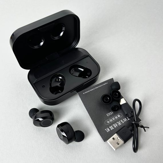 Бездротові навушники YD03 series, EarBuds, Smart Case (Чорний) | Зображення 2
