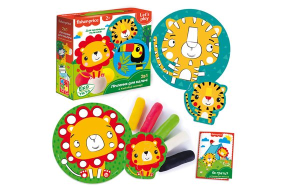 Набір для ліплення з тістом "Fisher Price. Казковий зоопарк" VT4502-03 VladiToys