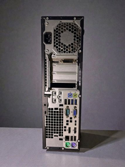 ПК HP EliteDesk 800 G1 SFF / Intel Core i5-4590 (4 ядра по 3.3 - 3.7 GHz) / 16 GB DDR3 / 120 GB SSD + 500 GB HDD / Intel HD Graphics 4600 б/в | Зображення 1