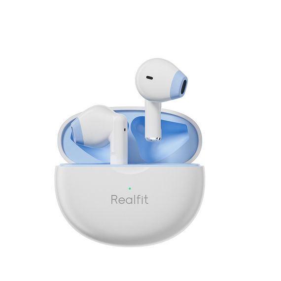 Беспроводные наушники Realfit F2 Pro, активное шумоподавление, Bluetooth 5.4, с микрофоном, Белые
