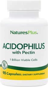 Пробиотики и пребиотики Nature's Plus Acidophilus with Pectin, 90 Capsules