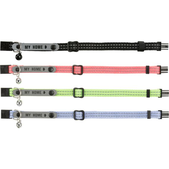 Ошийник Trixie для котів Мій дім світловідбиваючий з адресником | Зображення 1