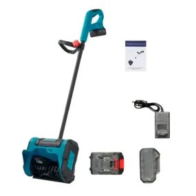 Снігоприбирач акумуляторний на 2 АКБ складаний Krafftec 36V 6Ah