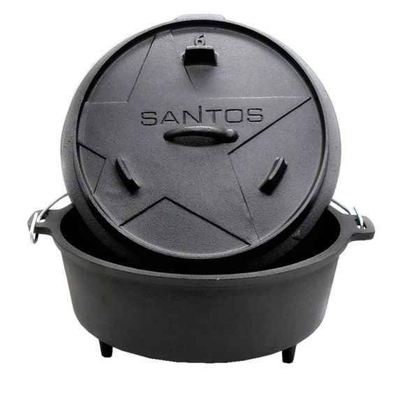 Голландська піч казан пательня SANTOS, 5,7л з ніжками 897085 Код: 010975 | Зображення 1