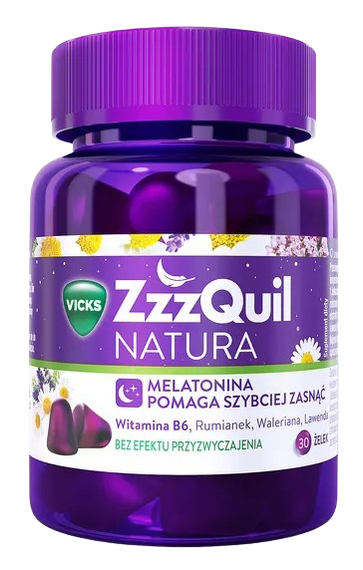ZzzQuil Natura, мелатонін мелатонін желейка, смак лісових ягід 30 | Зображення 1
