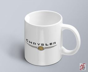 Чашка  з принтом авто логотип Chrysler  (02010102032)
