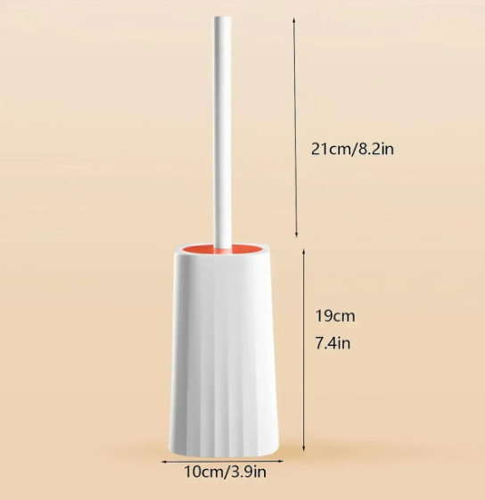 Туалетный ершик Toilet brush с изогнутой щеткой для труднодоступных мест · Чистящая щетка для унитаза | Зображення 3