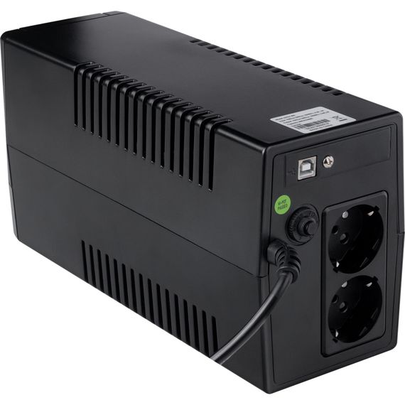 Пристрій безперебійного живлення Prologix 800 480W USB (PLPU800VA2LED) | Зображення 2