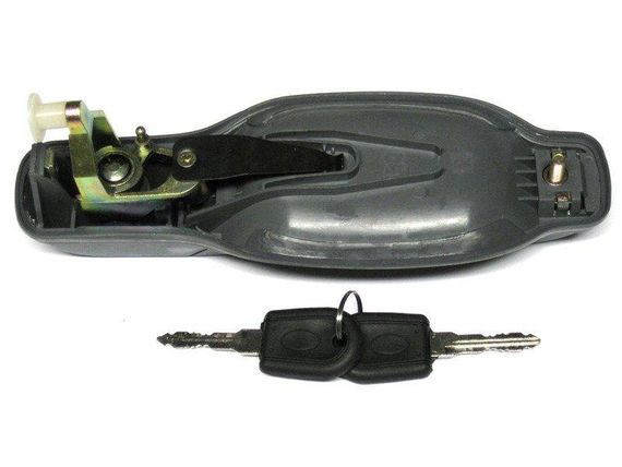 Iveco Turbo Daily (89-99) сіра зовнішня ручка права передня = задня, = зсувниих дверей з ключами, Івеко Турбо Дейлі | Зображення 1