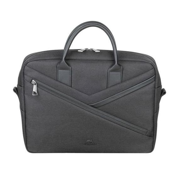 сумка  для ноутбука 15 RivaCase 8124 (Black) ECO чорна | Зображення 1