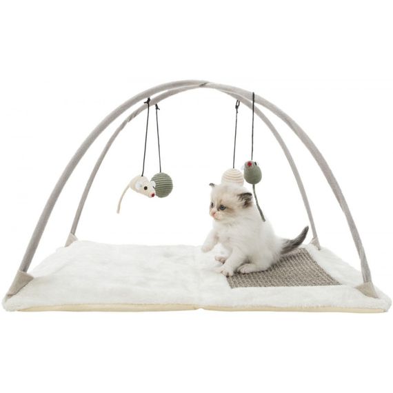 Килимок Trixie для котів Розважальний комплекс з дряпкою сизаль/плюш 60х33х42 см | Зображення 5