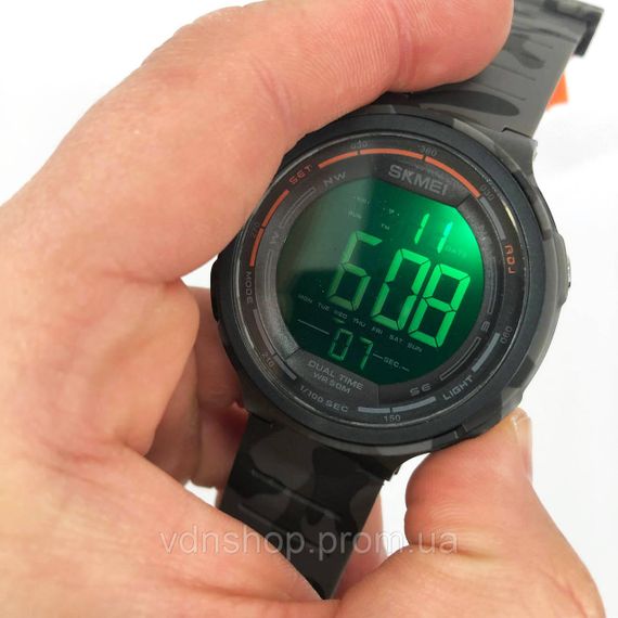 Спортивно тактические часы SKMEI 1841CMGY, Армейские часы с водонепроницаемостью для туризма TF-79 | Зображення 1