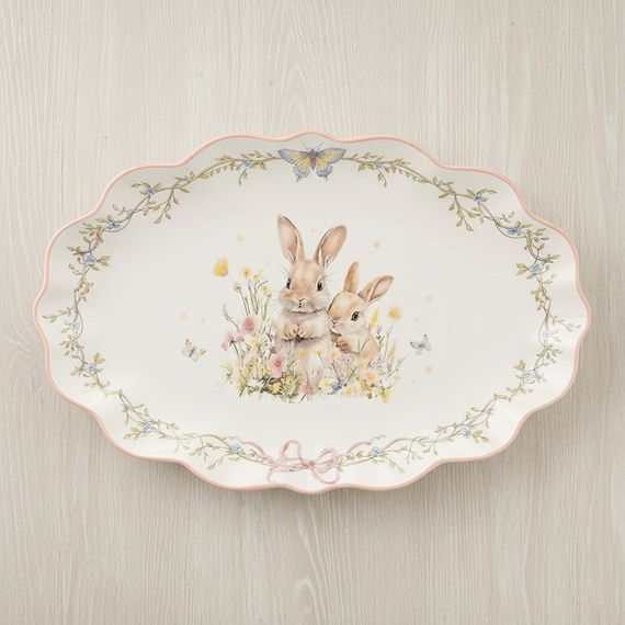 Овальное сервировочное блюдо Rabbit Oval 33х20 см | Зображення 3