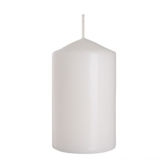 Свічка столова циліндр Bispol AURA Candles sw60/100-090 Білий | Зображення 1