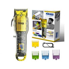 Машинка для стрижки волосся бездротова XPRO DSP 90460 Green-Yellow (42701-DSP 90460_921)