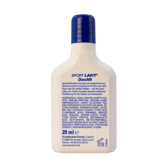 Гель для душу з охолоджуючим ефектом Sport Lavit Duschfit Grapefruit 20 ml Mini (39805100) | Зображення 1
