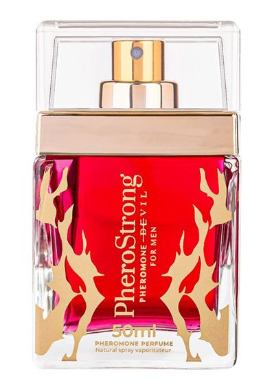 Туалетна вода із феромонами PheroStrong Devil for Men 50 ml, 3200053 sexstyle | Зображення 1