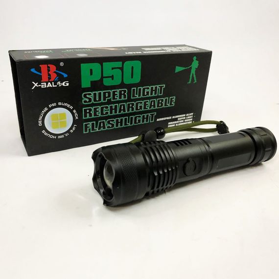 Тактический фонарь POLICE BL-X71-P50 | Тактические фонари для охоты | RT-566 Сверхмощный фонарик | Зображення 8