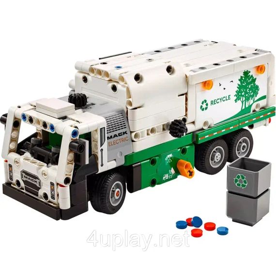 Конструктор LEGO Technic Мусоровоз Mack LR Electric Функциональная модель с механизмом погрузки | Зображення 1