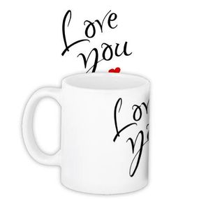 Чашка з принтом Love you 330 мл (KR_PAR019)