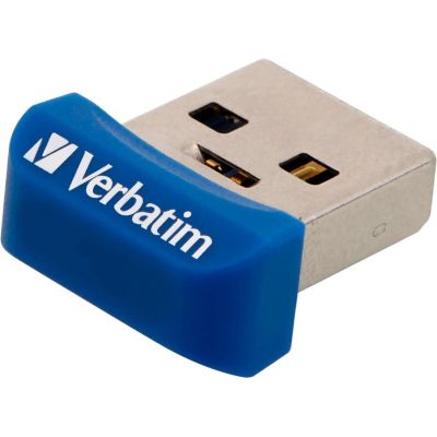 USB флеш накопитель Verbatim 16GB Store &apos;n&apos; Stay NANO Blue USB 3.0 (98709) | Зображення 3