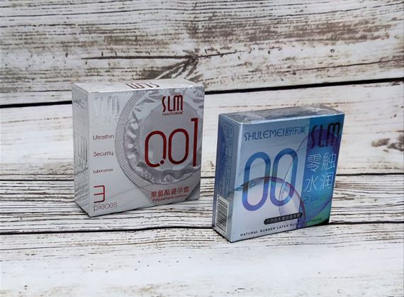 Презерватив ультратонкий поліуретан Shulemei 0.01 (аналог Sagami), пачка 3 шт | Зображення 9