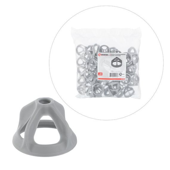 Система вирівнювання плитки гвинтова, гайка, 50 од. INTERTOOL KT-4956