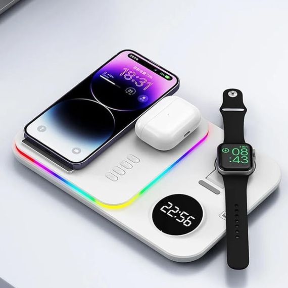 БЗП + годинник A82 4in1 White | Зображення 4