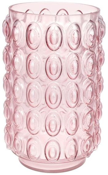 Ваза настольная стеклянная Balloons 30х19см pink